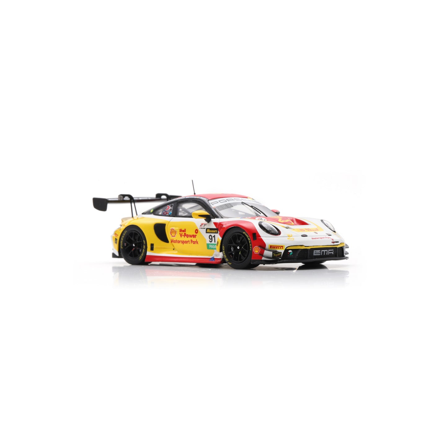 Spark AS084 1:43 - Porsche 911 GT3R No.91 The Bend Motorsport Park 10th Bathurst 12H 2025 L. Heinrich - Y. Shahin - S. Shahin - M. Schuring Limited (300 ex.)
