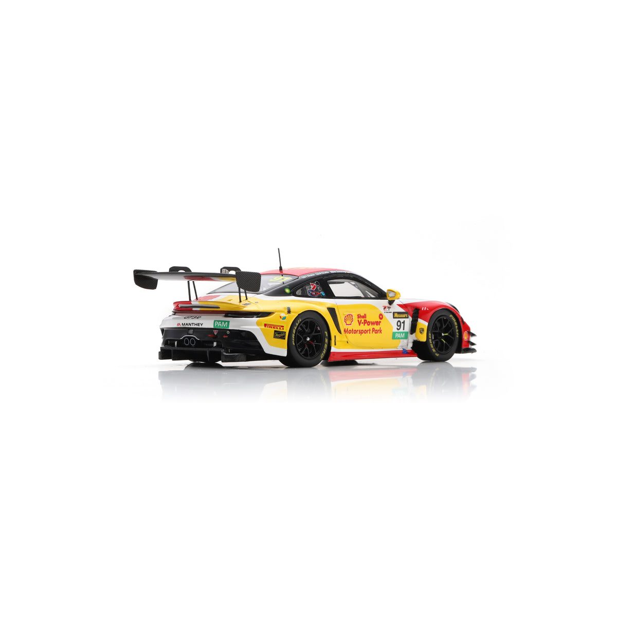 Spark AS084 1:43 - Porsche 911 GT3R No.91 The Bend Motorsport Park 10th Bathurst 12H 2025 L. Heinrich - Y. Shahin - S. Shahin - M. Schuring Limited (300 ex.)