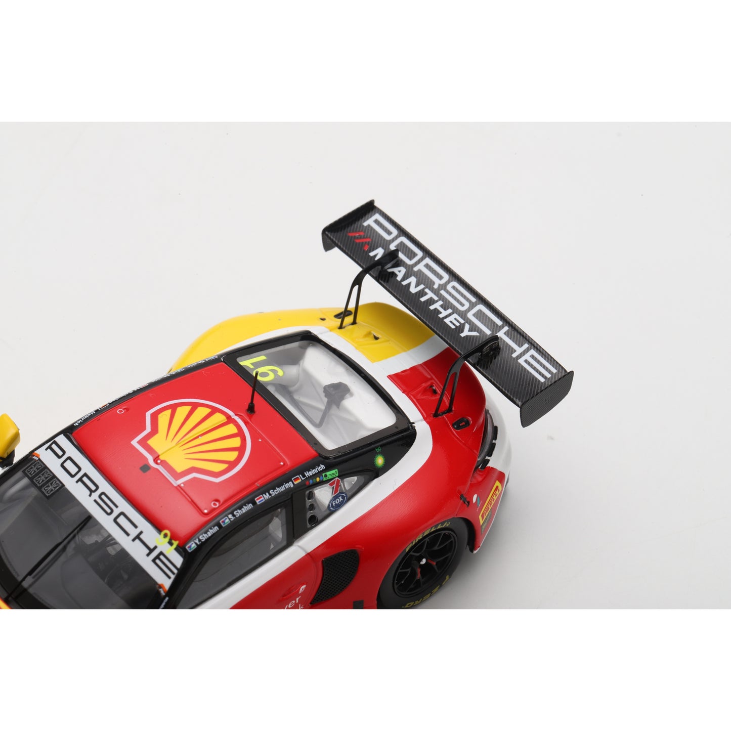 Spark AS084 1:43 - Porsche 911 GT3R No.91 The Bend Motorsport Park 10th Bathurst 12H 2025 L. Heinrich - Y. Shahin - S. Shahin - M. Schuring Limited (300 ex.)