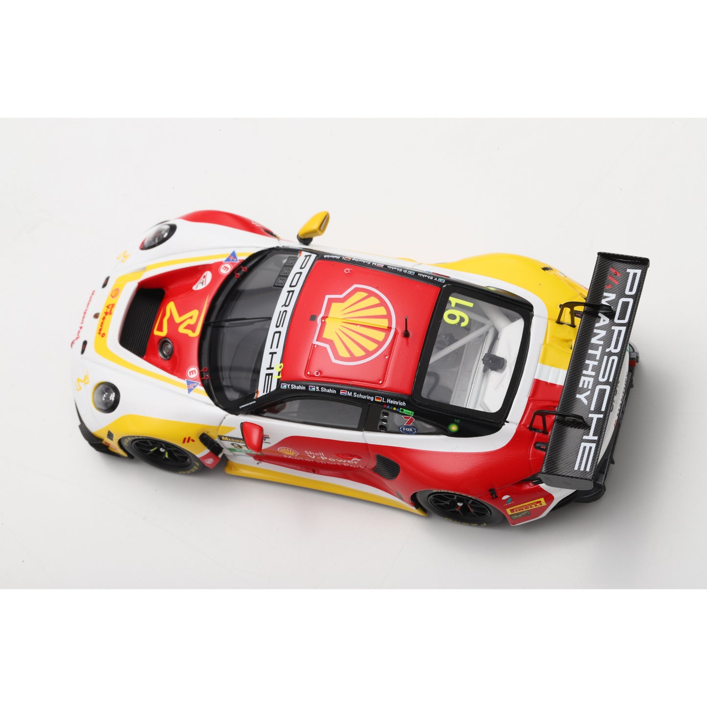 Spark AS084 1:43 - Porsche 911 GT3R No.91 The Bend Motorsport Park 10th Bathurst 12H 2025 L. Heinrich - Y. Shahin - S. Shahin - M. Schuring Limited (300 ex.)