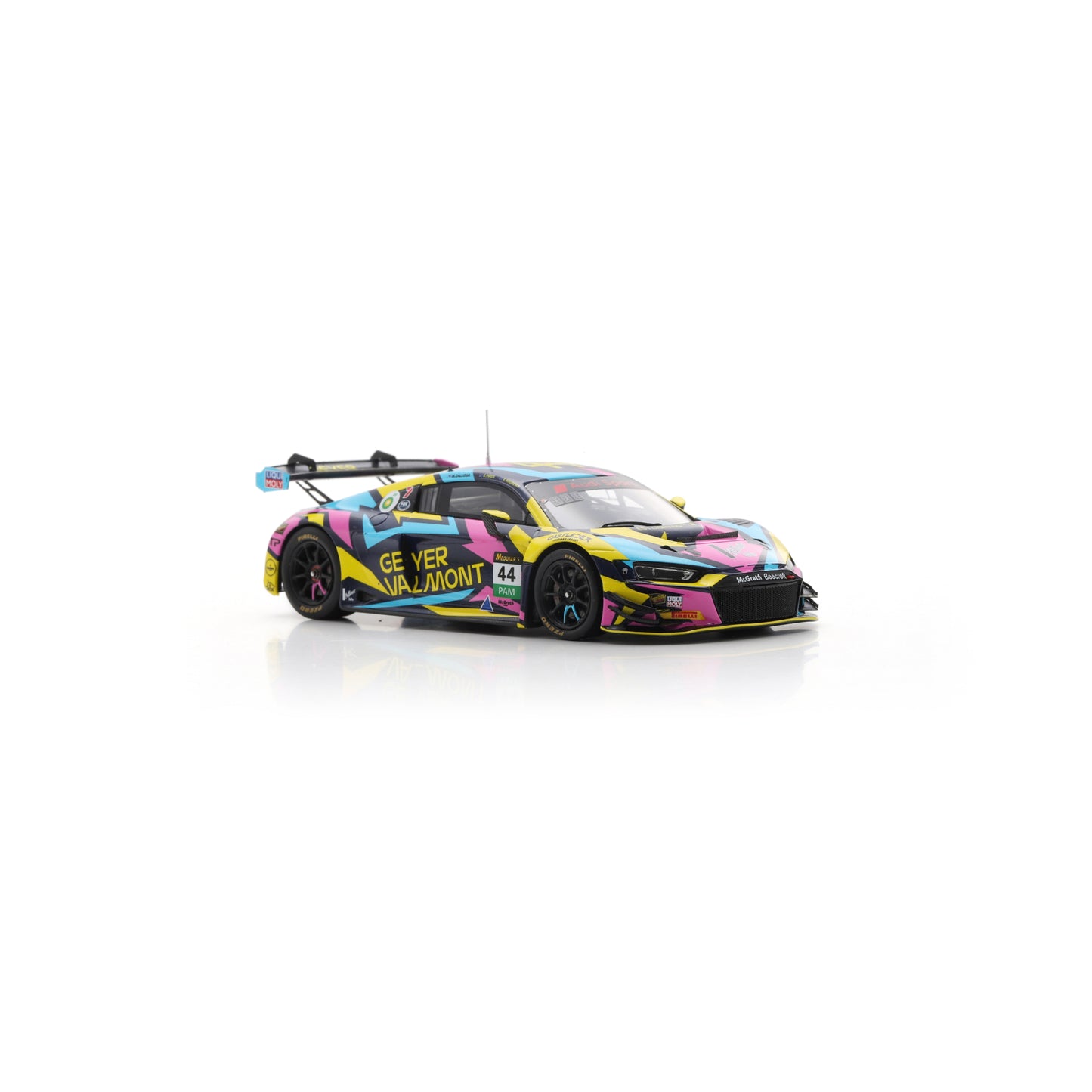 Spark AS086 1:43 - Audi R8 LMS EVO II No.44 Geyer Valmont Racing Bathurst 12H 2025 S. Andrews - M. Zalloua - S. Pires Limited (300 ex.)