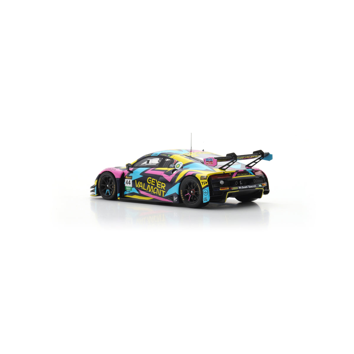 Spark AS086 1:43 - Audi R8 LMS EVO II No.44 Geyer Valmont Racing Bathurst 12H 2025 S. Andrews - M. Zalloua - S. Pires Limited (300 ex.)