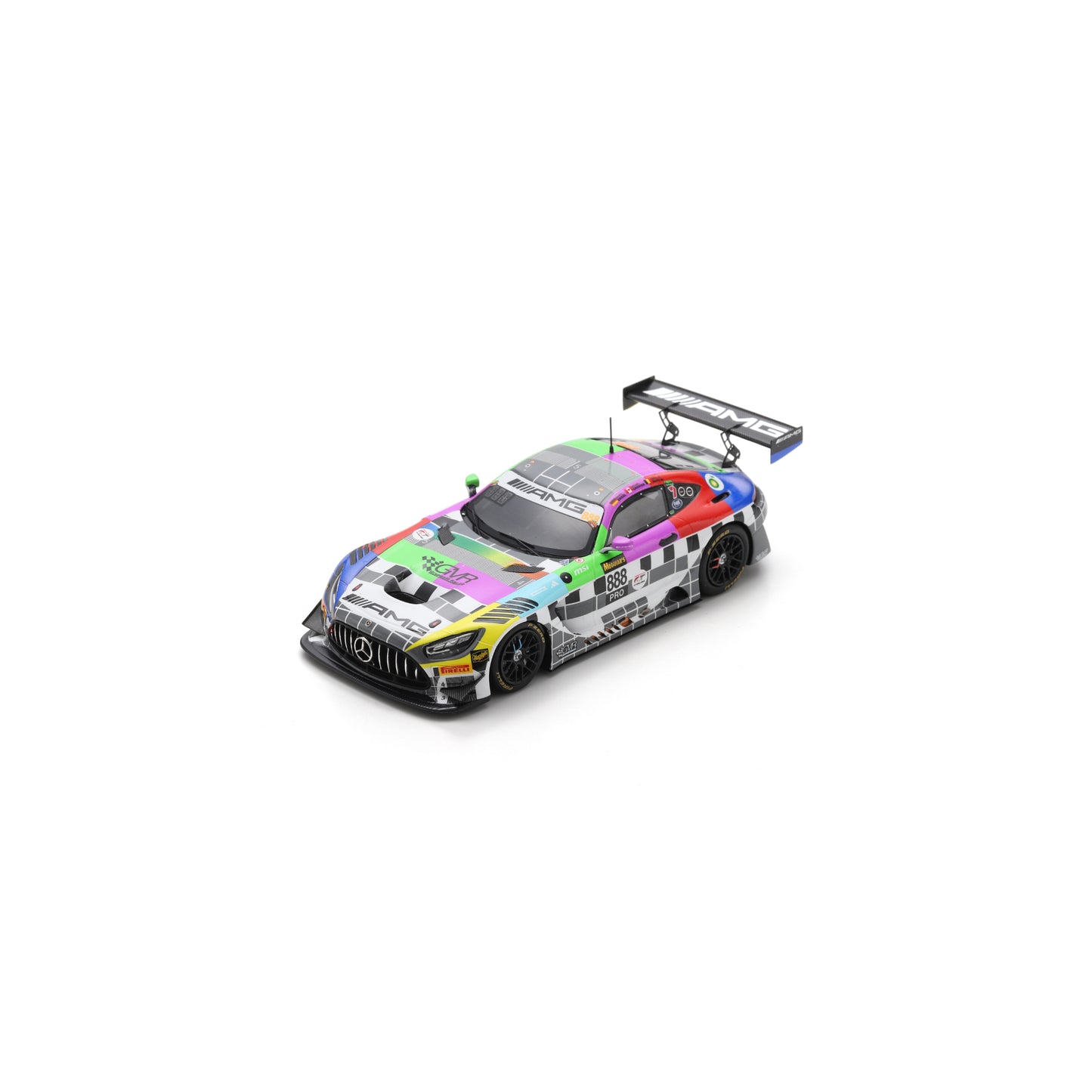 Spark AS087 1:43 - Mercedes-AMG GT3 EVO No.888 Mercedes-AMG Team GMR Bathurst 12H 2025 M. Engel - M. Martin - M. Grenier Limited (300ex.)