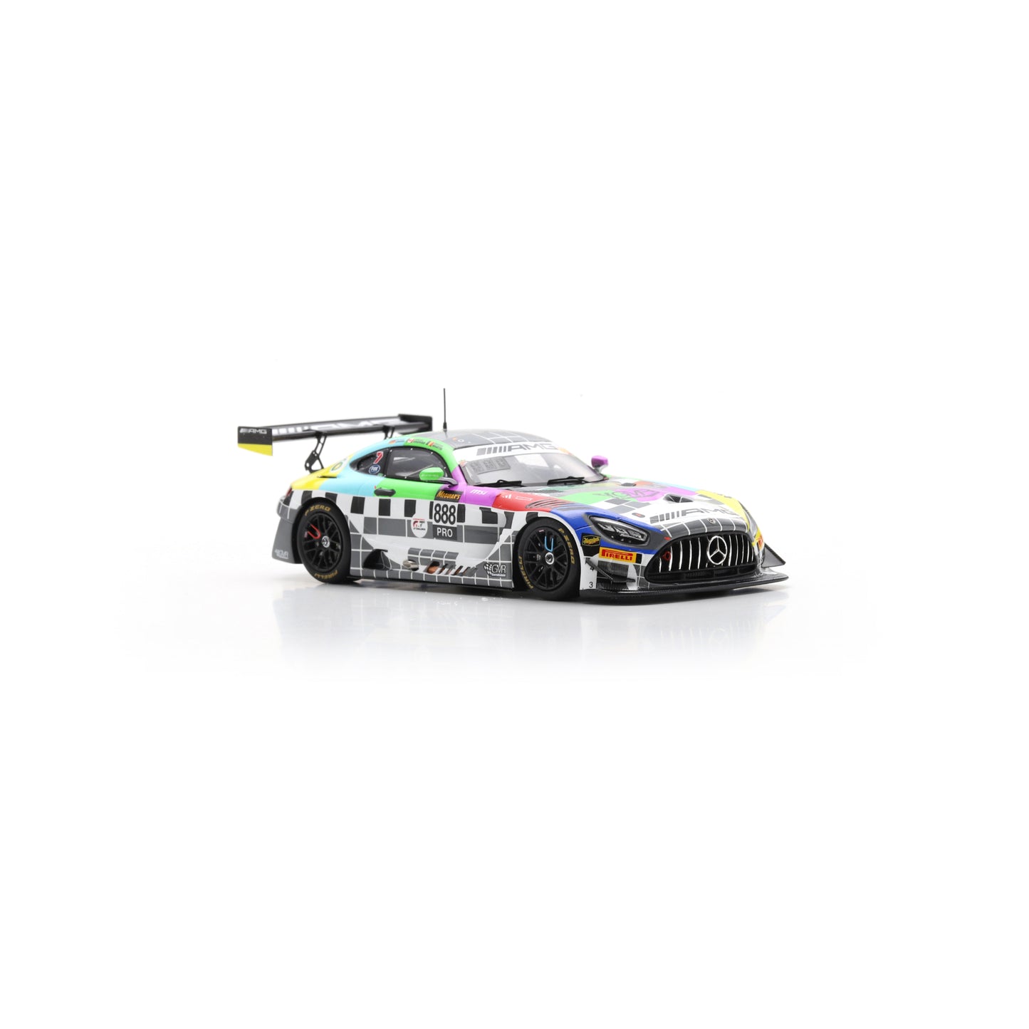 Spark AS087 1:43 - Mercedes-AMG GT3 EVO No.888 Mercedes-AMG Team GMR Bathurst 12H 2025 M. Engel - M. Martin - M. Grenier Limited (300ex.)