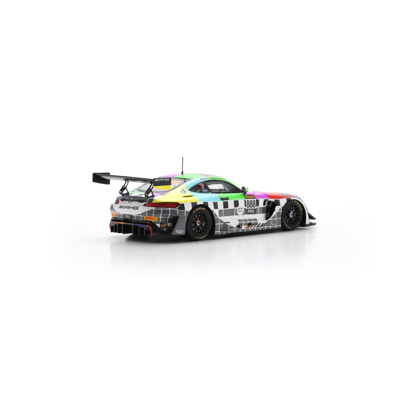 Spark AS087 1:43 - Mercedes-AMG GT3 EVO No.888 Mercedes-AMG Team GMR Bathurst 12H 2025 M. Engel - M. Martin - M. Grenier Limited (300ex.)