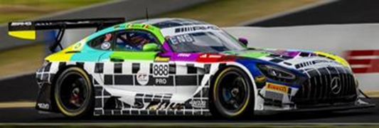 PRECOMMANDE - Spark AS087 1:43 - Mercedes-AMG GT3 EVO No.888 Mercedes-AMG Team GMR Bathurst 12H 2025 M. Engel - M. Martin - M. Grenier Limited (300ex.)