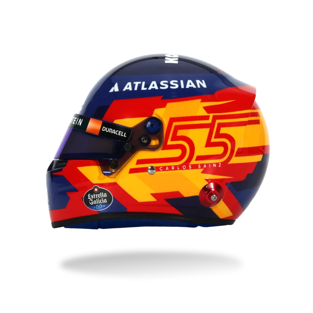BELL Mini Helmet Casque 1:2 - Carlos Sainz Jr – Williams Racing 2025