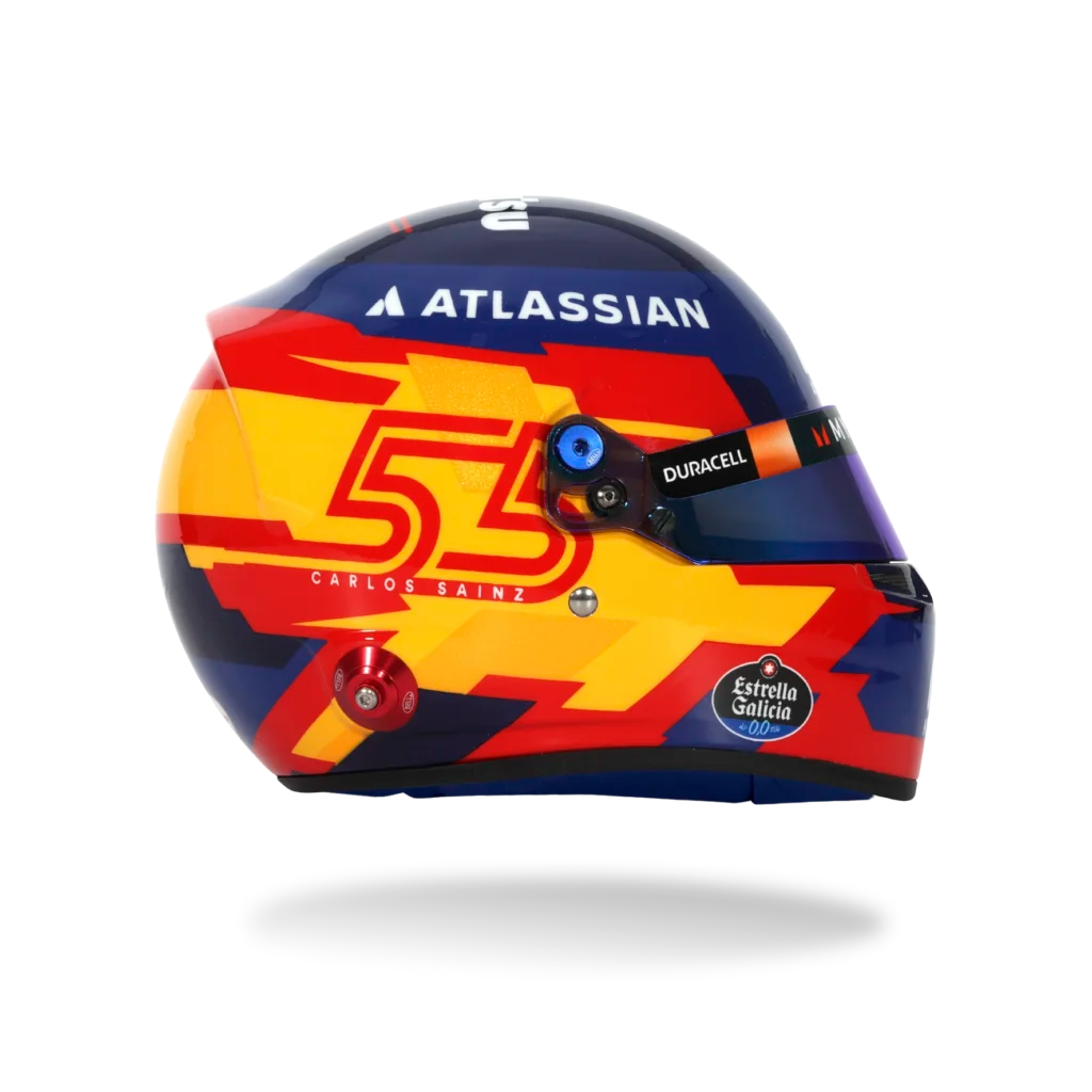 BELL Mini Helmet Casque 1:2 - Carlos Sainz Jr – Williams Racing 2025