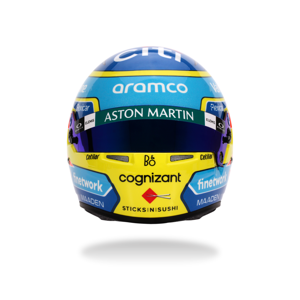 BELL Mini Helmet Helmet 1:2 Fernando Alonso Aston Martin