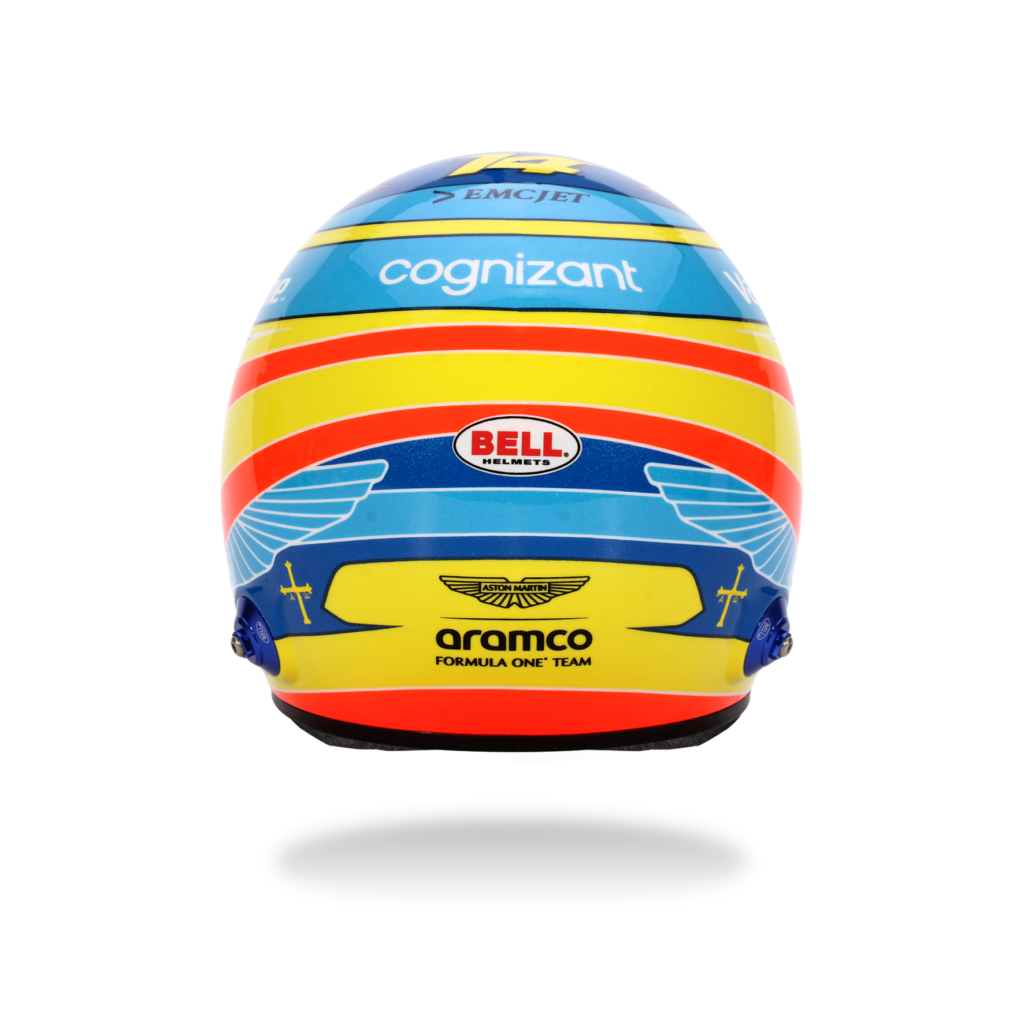 BELL Mini Helmet Casque 1:2 - Fernando Alonso - Aston Martin Aramco F1 Team - 2025