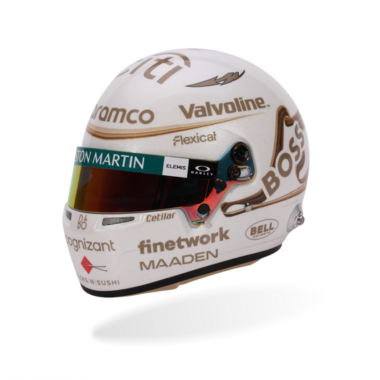 BELL Mini Helmet Casque 1:2 - Fernando Alonso - Aston Martin Aramco F1 Team - Chinese GP 2025