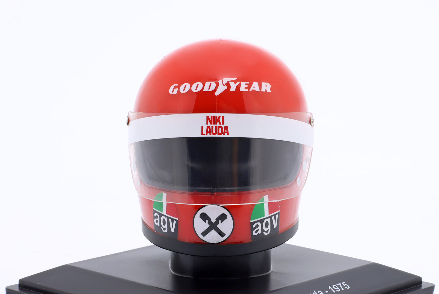 Spark Editions HELFE06 Casque 1:5 - Niki Lauda - Scuderia Ferrari - World Champion 1975