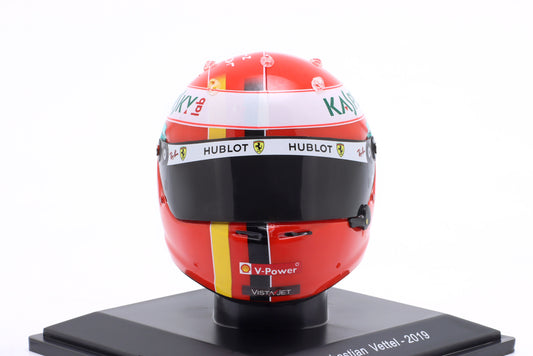 Spark Editions HELFE10 Casque 1:5 - Sebastian Vettel - Scuderia Ferrari - Monaco GP Tribute to Lauda 2019