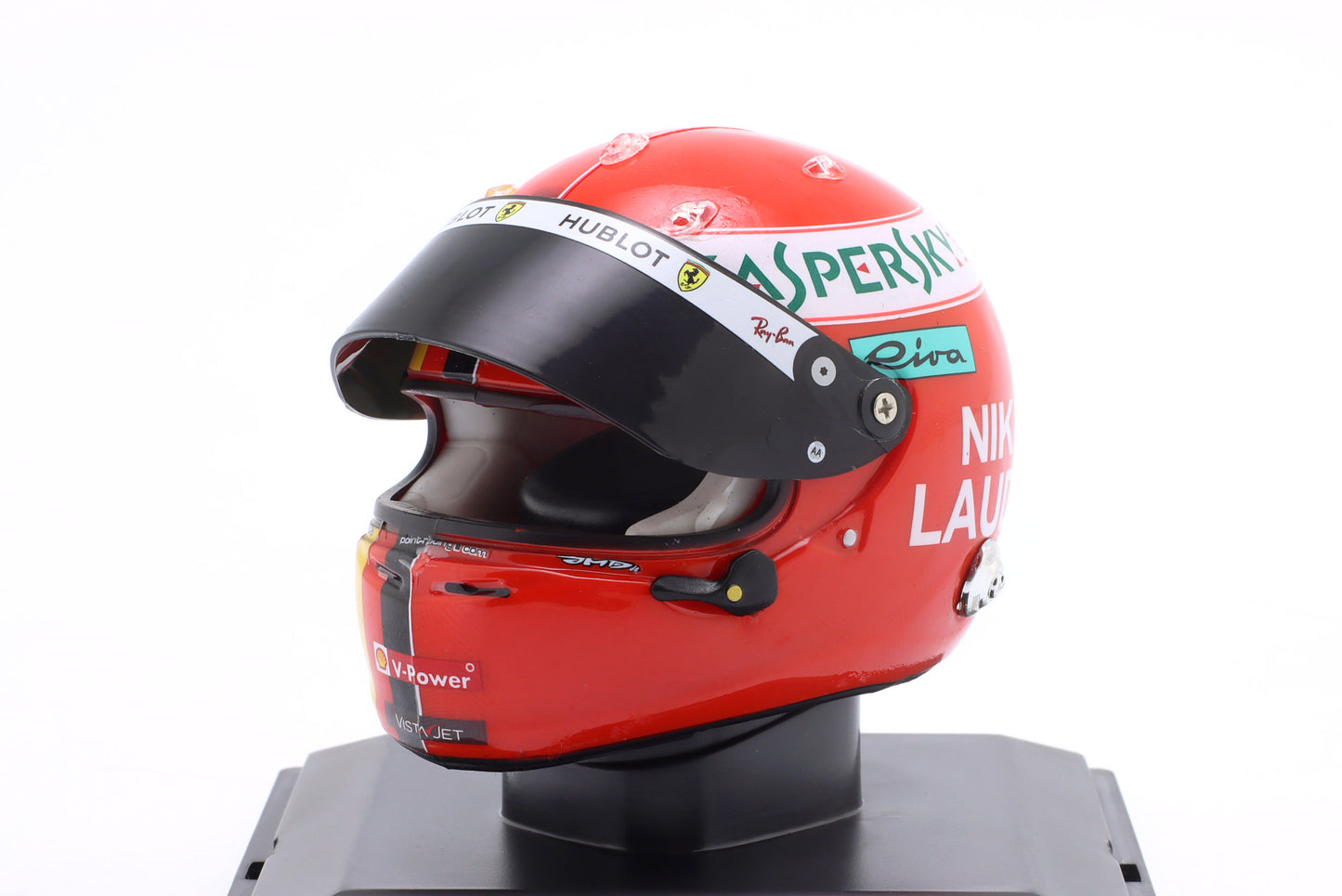 Spark Editions HELFE10 Casque 1:5 - Sebastian Vettel - Scuderia Ferrari - Monaco GP Tribute to Lauda 2019