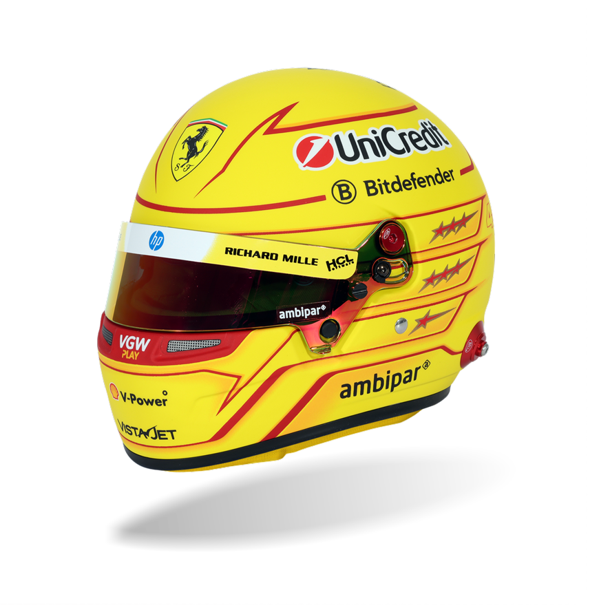 BELL Mini Helmet Casque 1:2 - Lewis Hamilton - Scuderia Ferrari HP - 2025