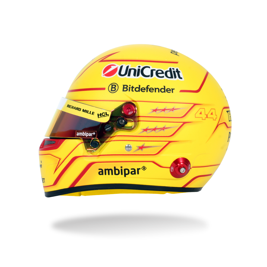 BELL Mini Helmet Casque 1:2 - Lewis Hamilton - Scuderia Ferrari HP - 2025