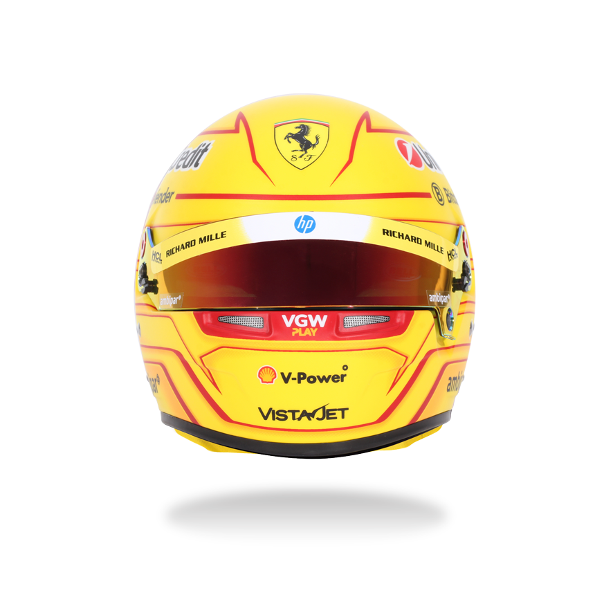 BELL Mini Helmet Casque 1:2 - Lewis Hamilton - Scuderia Ferrari HP - 2025