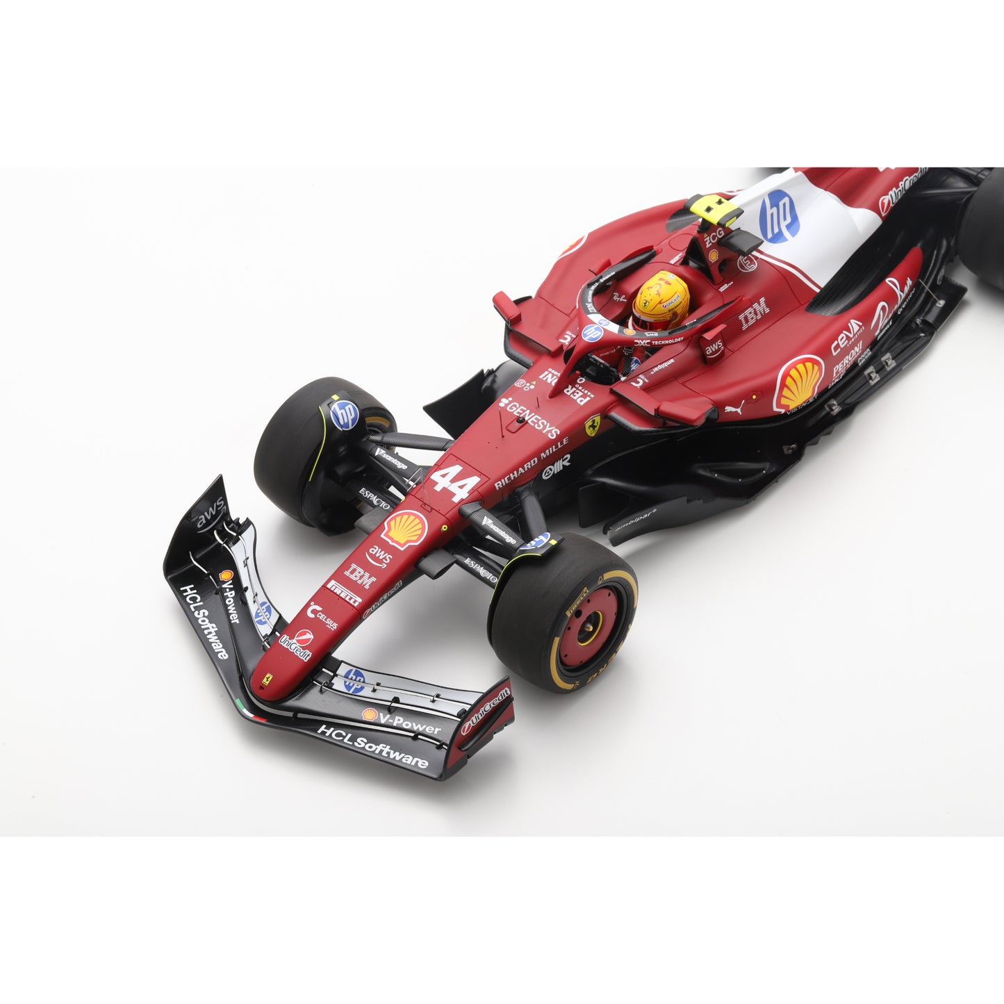 Looksmart LS1215 1:12 - Ferrari SF-25 China GP Sprint Race Winner 2025 Lewis Hamilton