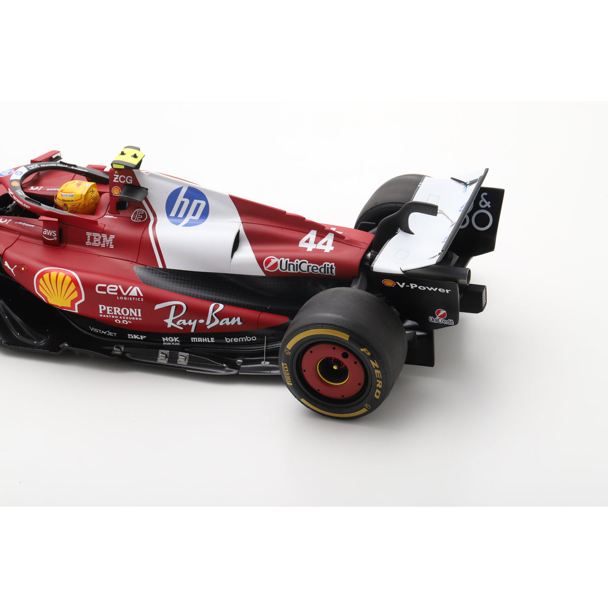 Looksmart LS1215 1:12 - Ferrari SF-25 China GP Sprint Race Winner 2025 Lewis Hamilton