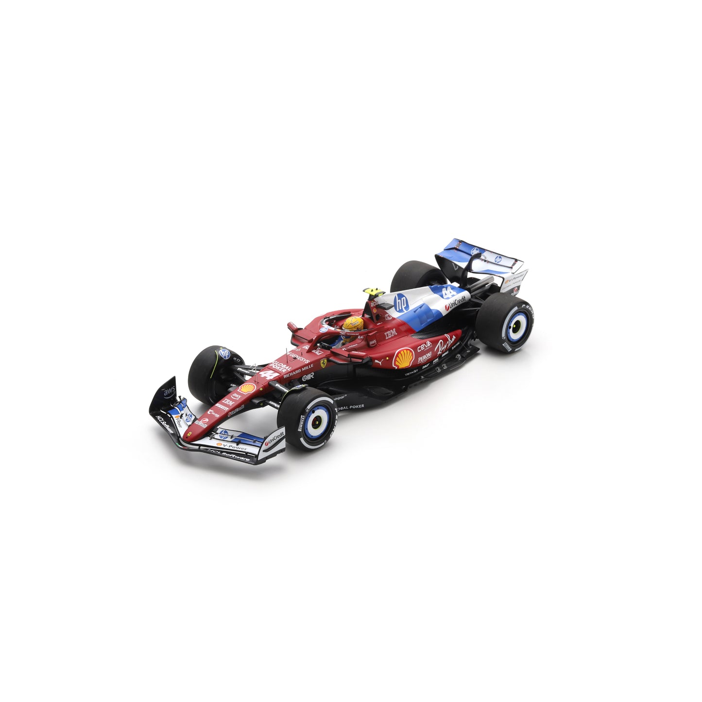 Looksmart LS18F1077 1:18 - FERRARI SF-25 Miami GP 2025 - Lewis Hamilton