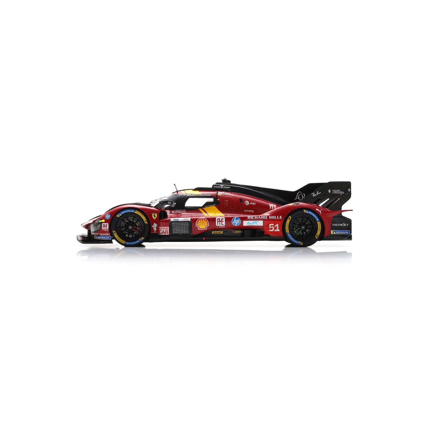 Looksmart LS18LM054 1:18 - Ferrari 499P No.51 Ferrari AF CORSE ITA Le Mans 24H 2025 3rd Place A. Pier Guidi – J. Calado – A. Giovinazzi