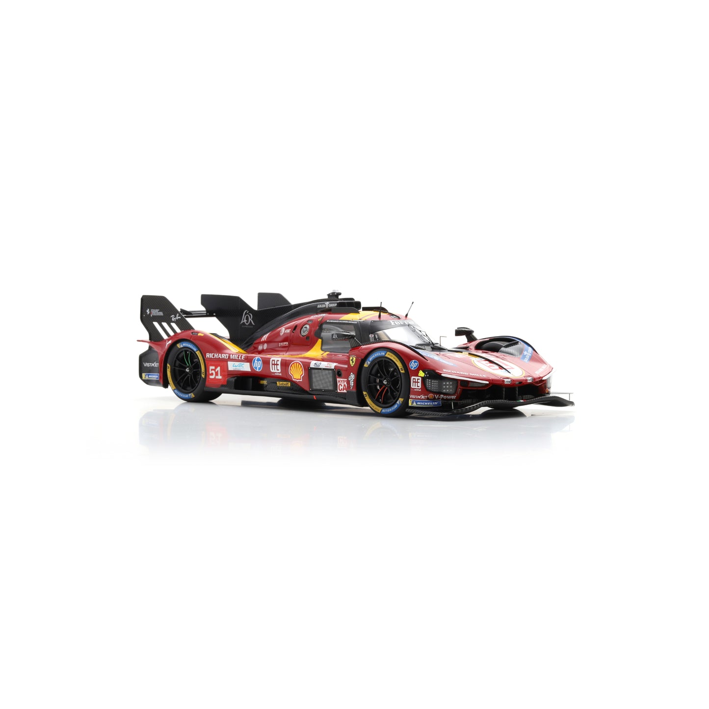 Looksmart LS18LM054 1:18 - Ferrari 499P No.51 Ferrari AF CORSE ITA Le Mans 24H 2025 3rd Place A. Pier Guidi – J. Calado – A. Giovinazzi