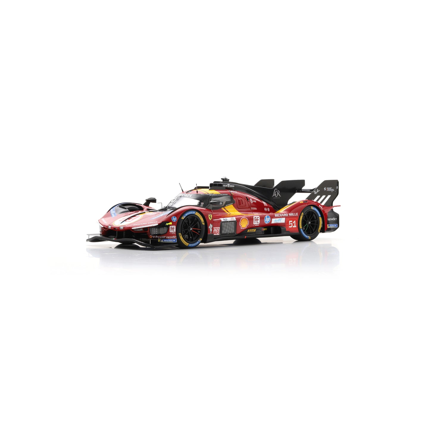 Looksmart LS18LM054 1:18 - Ferrari 499P No.51 Ferrari AF CORSE ITA Le Mans 24H 2025 3rd Place A. Pier Guidi – J. Calado – A. Giovinazzi