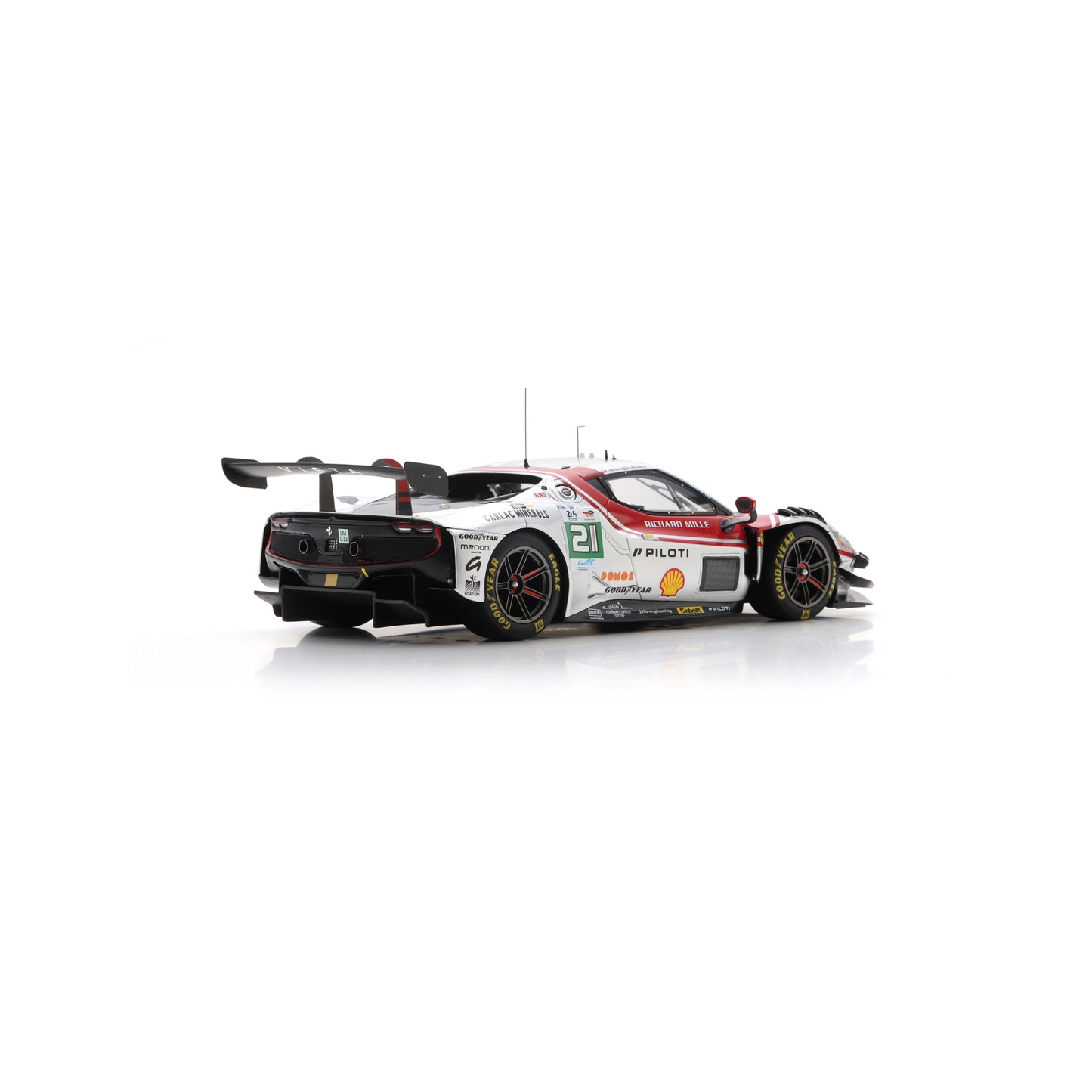 Looksmart LS18LM056 1:18 - Ferrari 296 LMGT3 No.21 VISTA AF CORSE Le Mans 24H 2025 2nd Place F. Heriau – S. Mann – A. Rovera