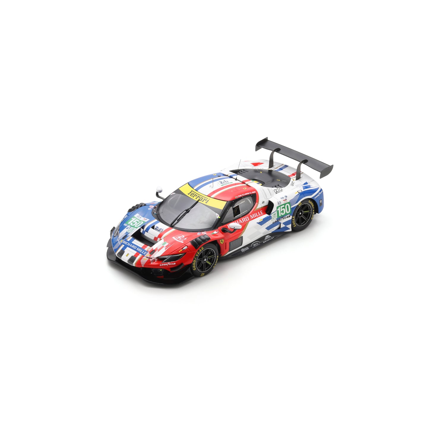 Looksmart LS18LM059 1:18 - Ferrari 296 LMGT3 No.150 RICHARD MILLE AF CORSE Le Mans 24H 2025 C. Toledo – L. Wadoux – R. Agostini