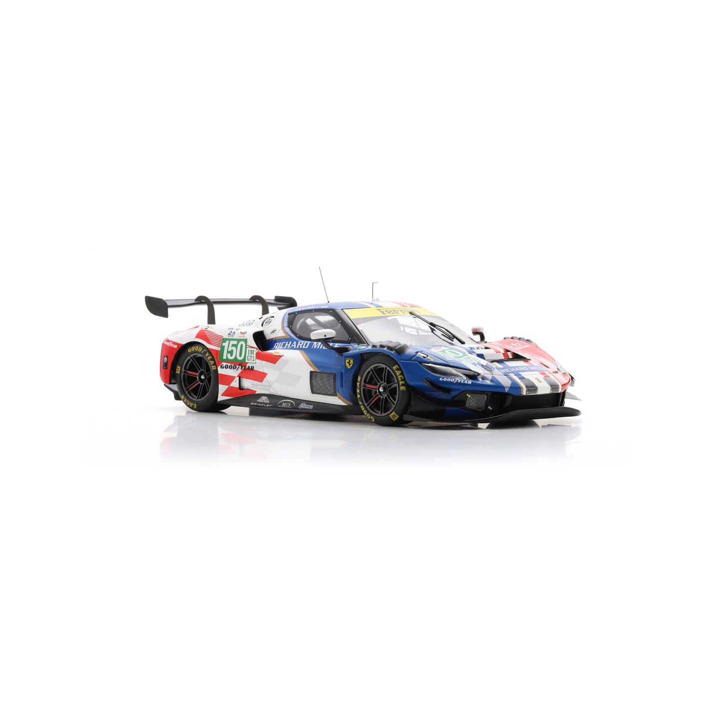 Looksmart LS18LM059 1:18 - Ferrari 296 LMGT3 No.150 RICHARD MILLE AF CORSE Le Mans 24H 2025 C. Toledo – L. Wadoux – R. Agostini
