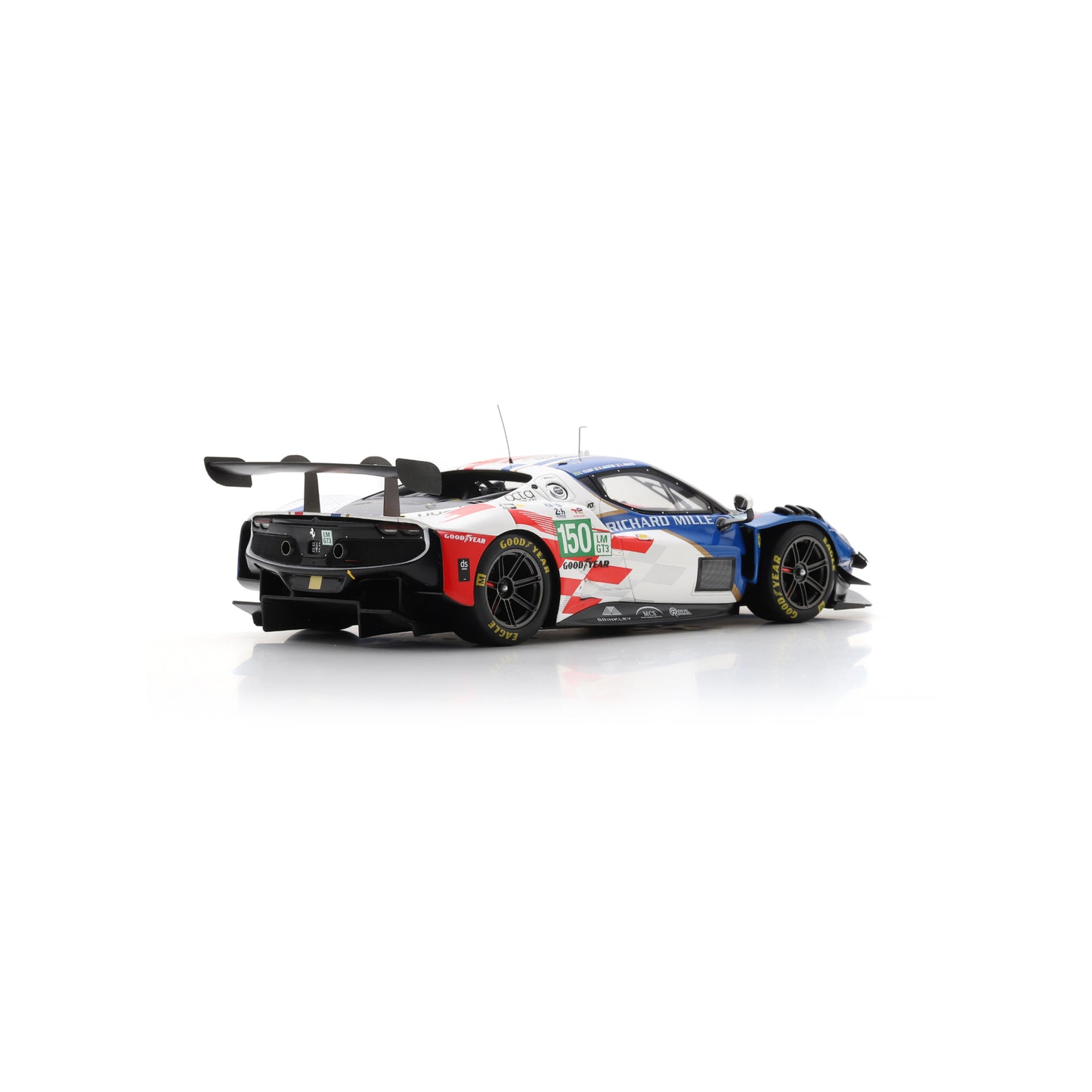 Looksmart LS18LM059 1:18 - Ferrari 296 LMGT3 No.150 RICHARD MILLE AF CORSE Le Mans 24H 2025 C. Toledo – L. Wadoux – R. Agostini