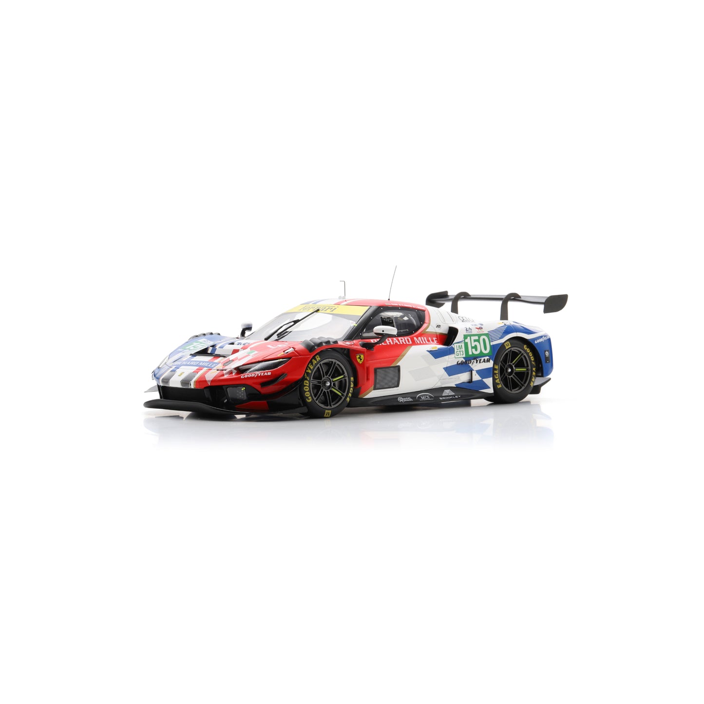 Looksmart LS18LM059 1:18 - Ferrari 296 LMGT3 No.150 RICHARD MILLE AF CORSE Le Mans 24H 2025 C. Toledo – L. Wadoux – R. Agostini