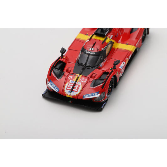 PRE-ORDER - Looksmart LS64001LM 1:64 - Ferrari 499P No.51 Ferrari AF Corse Winner Le Mans 24H 2023 A. Pier Guidi – J. Calado – A. Giovinazzi