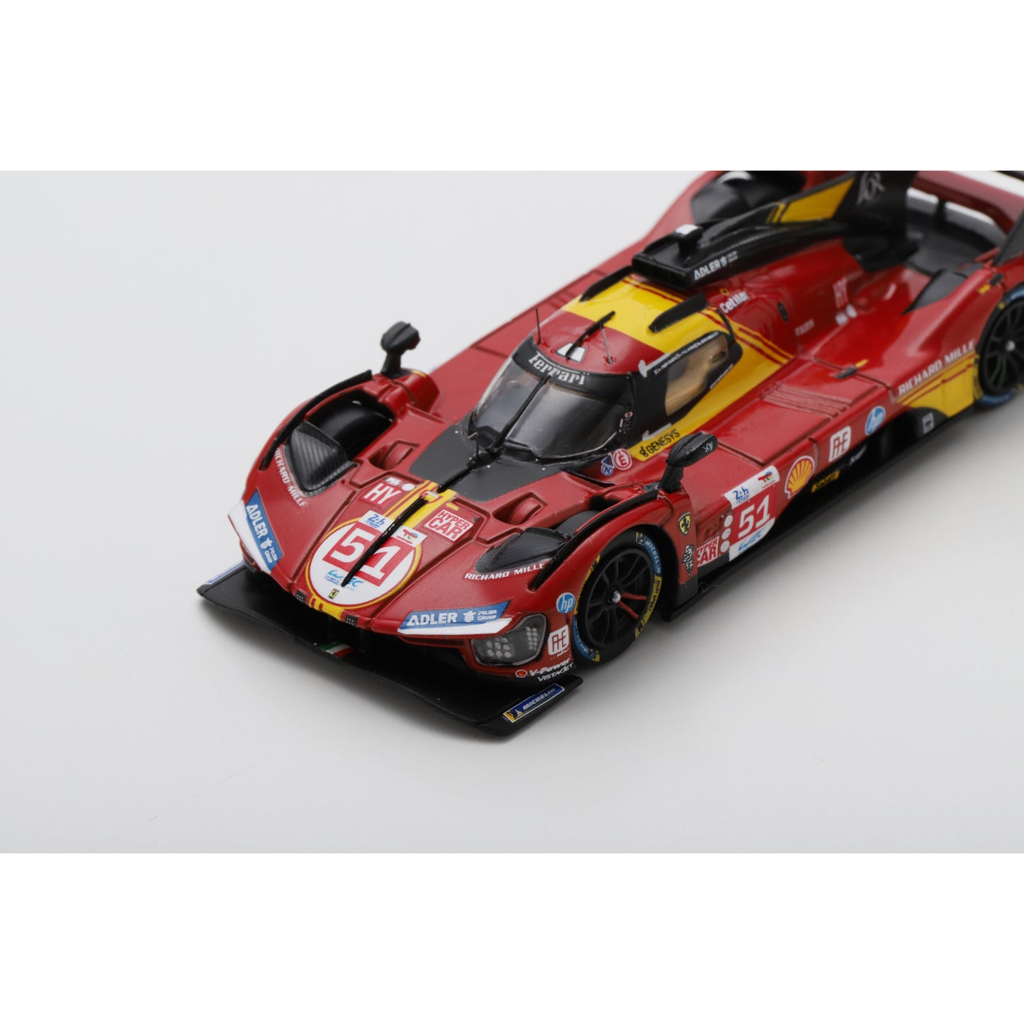 Looksmart LS64006LM 1:64 - Ferrari 499P No.51 Ferrari AF Corse 3rd Le Mans 24H 2024 A. Pier Guidi – J. Calado – A. Giovinazzi