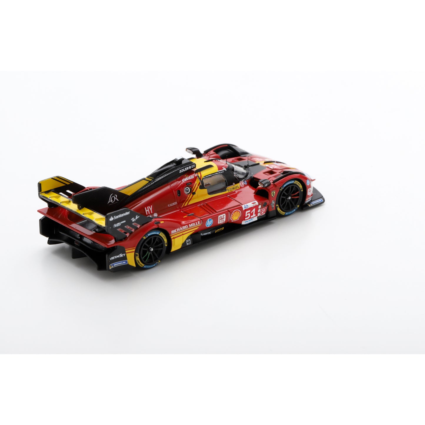 Looksmart LS64006LM 1:64 - Ferrari 499P No.51 Ferrari AF Corse 3rd Le Mans 24H 2024 A. Pier Guidi – J. Calado – A. Giovinazzi