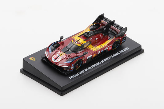 PRECOMMANDE - Looksmart LS64008LM 1:64 - Ferrari 499P No.50 Ferrari – AF Corse Le Mans 24H 2025 A. Fuoco – M. Molina – N. Nielsen