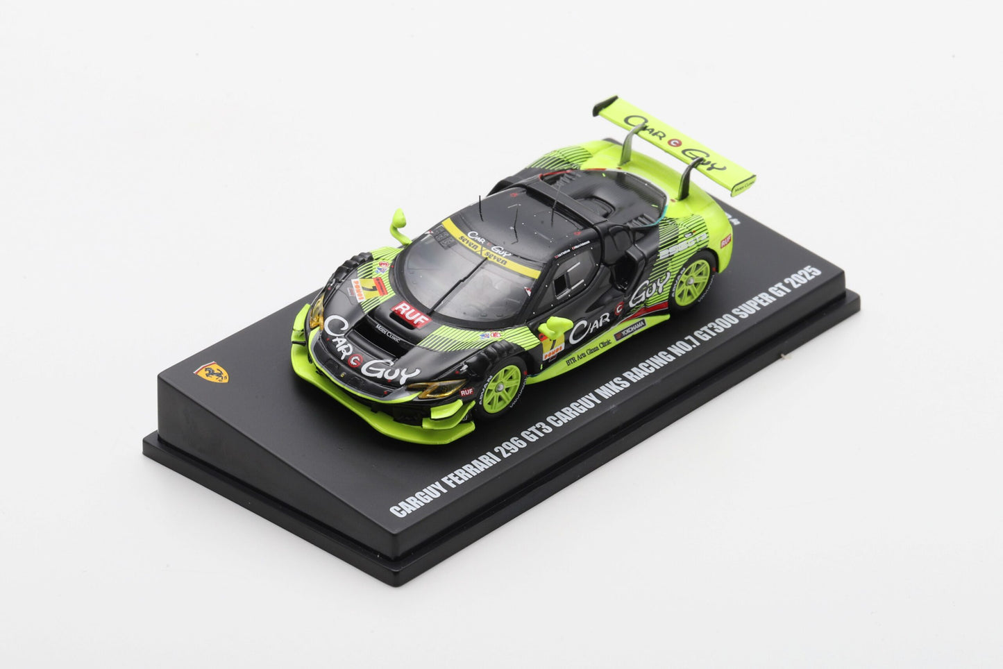 PRECOMMANDE - Looksmart LS64G25007 1:64 - Ferrari 296 GT3 CARGUY MKS RACING No. 7 GT300 Super GT 2025 Z. O’Sullivan – R. Kobayashi