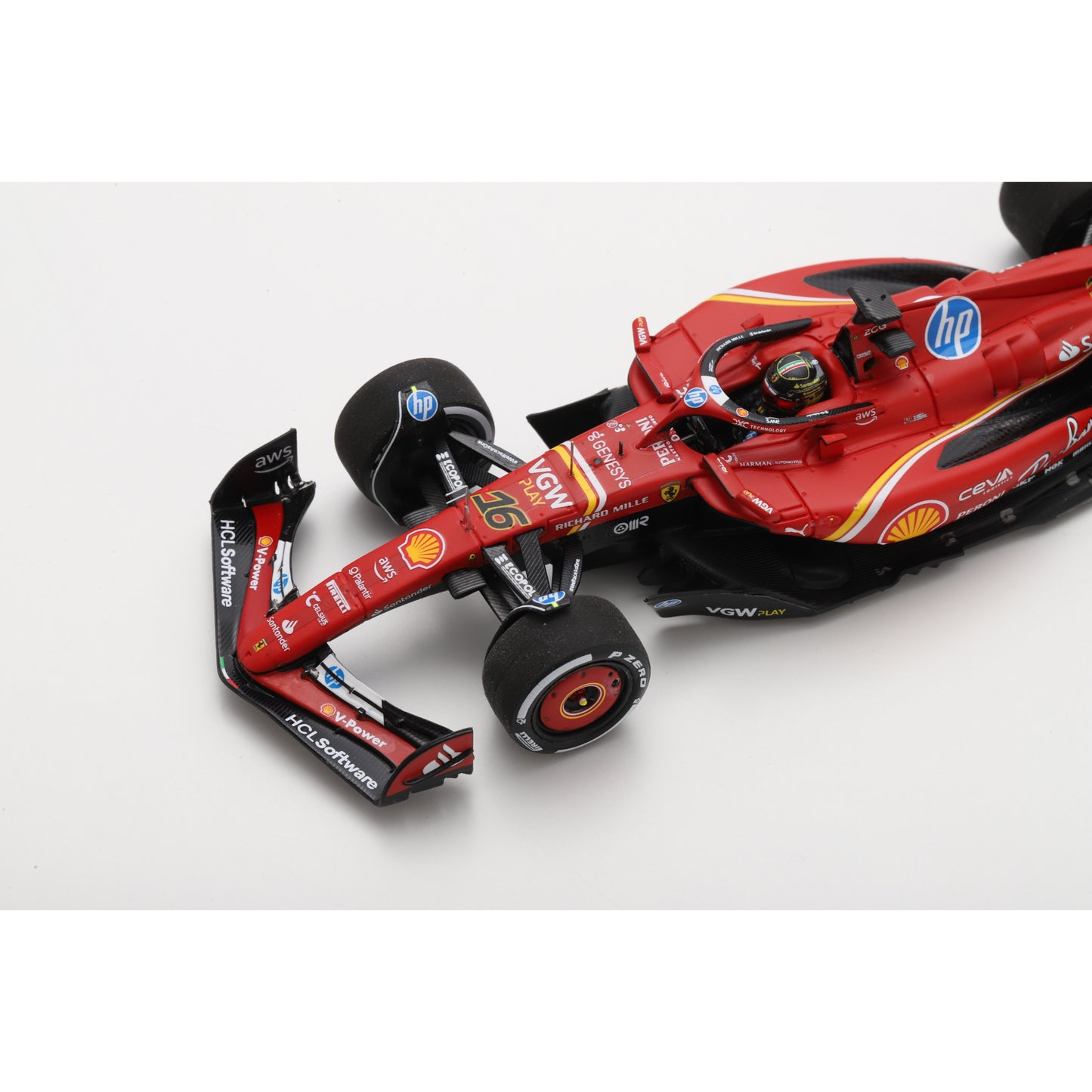 Looksmart LSF1065 1:43 - Ferrari SF-24 Monza GP 2024 – Charles Leclerc Winner