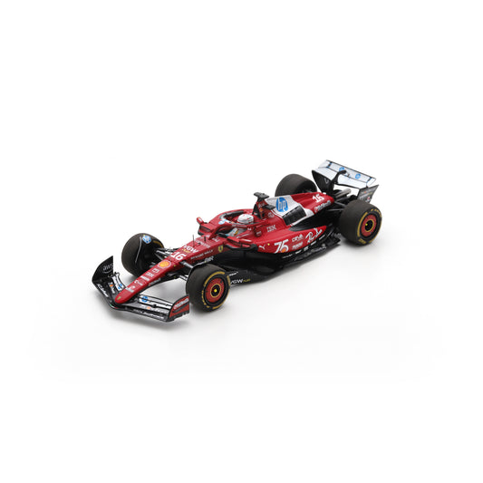 PRE-ORDER - Looksmart LSF1075 1/43 FERRARI SF-25 2nd Monaco GP 2025 - Charles Leclerc