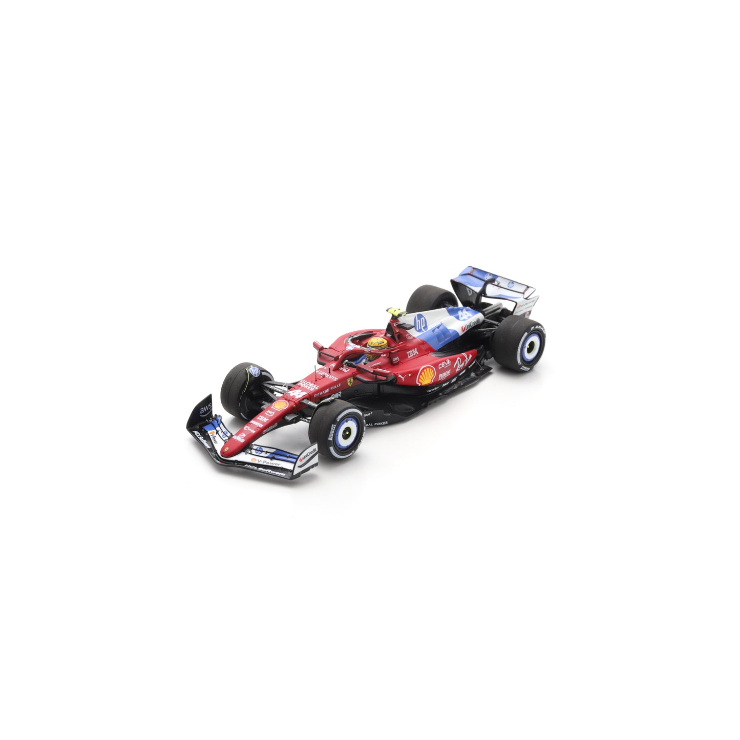 PRE-ORDER - Looksmart LSF1077 1/43 FERRARI SF-25 Miami GP 2025 - Lewis Hamilton