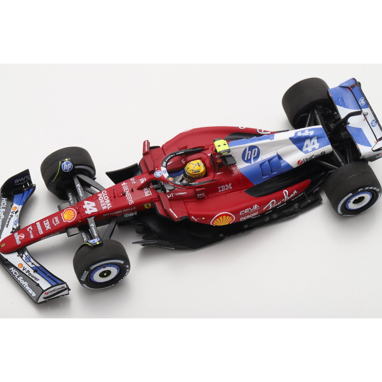 PRE-ORDER - Looksmart LSF1077 1/43 FERRARI SF-25 Miami GP 2025 - Lewis Hamilton
