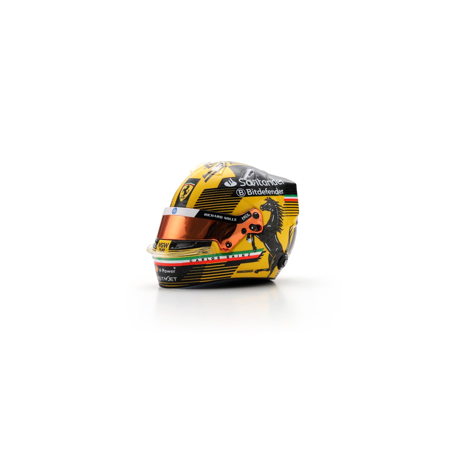 Looksmart LSHEL005 Casque 1:5 - Carlos Sainz Jr - Scuderia Ferrari HP - Italian GP 2024