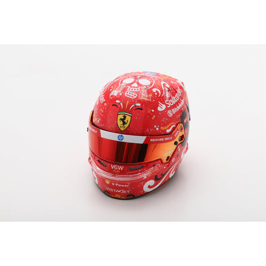 Looksmart LSHEL007 Helmet 1:5 - Carlos Sainz Jr - Scuderia Ferrari HP Mexican GP 2024 WINNER