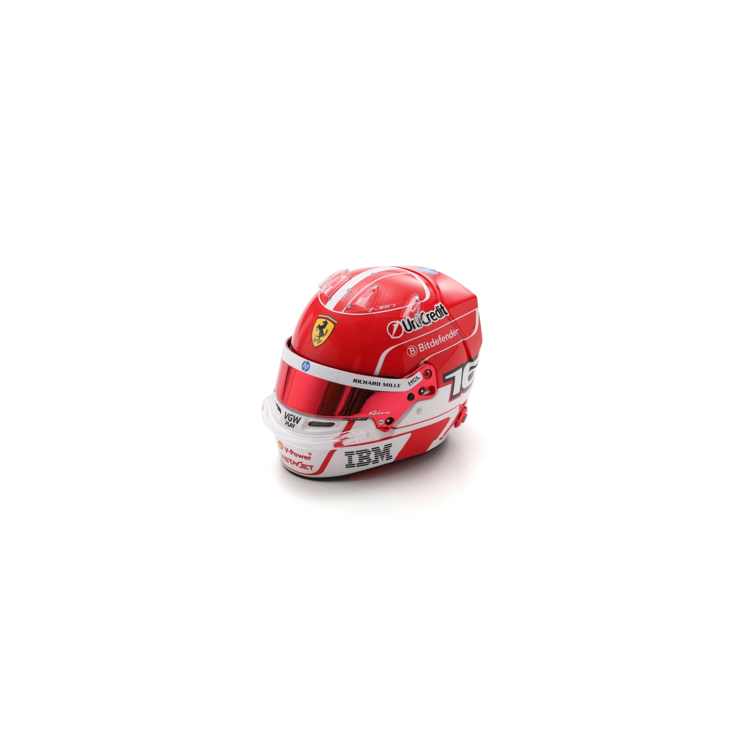 Looksmart LSHEL009 Casque 1:5 - Charles Leclerc – Scuderia Ferrari HP 2025 Season