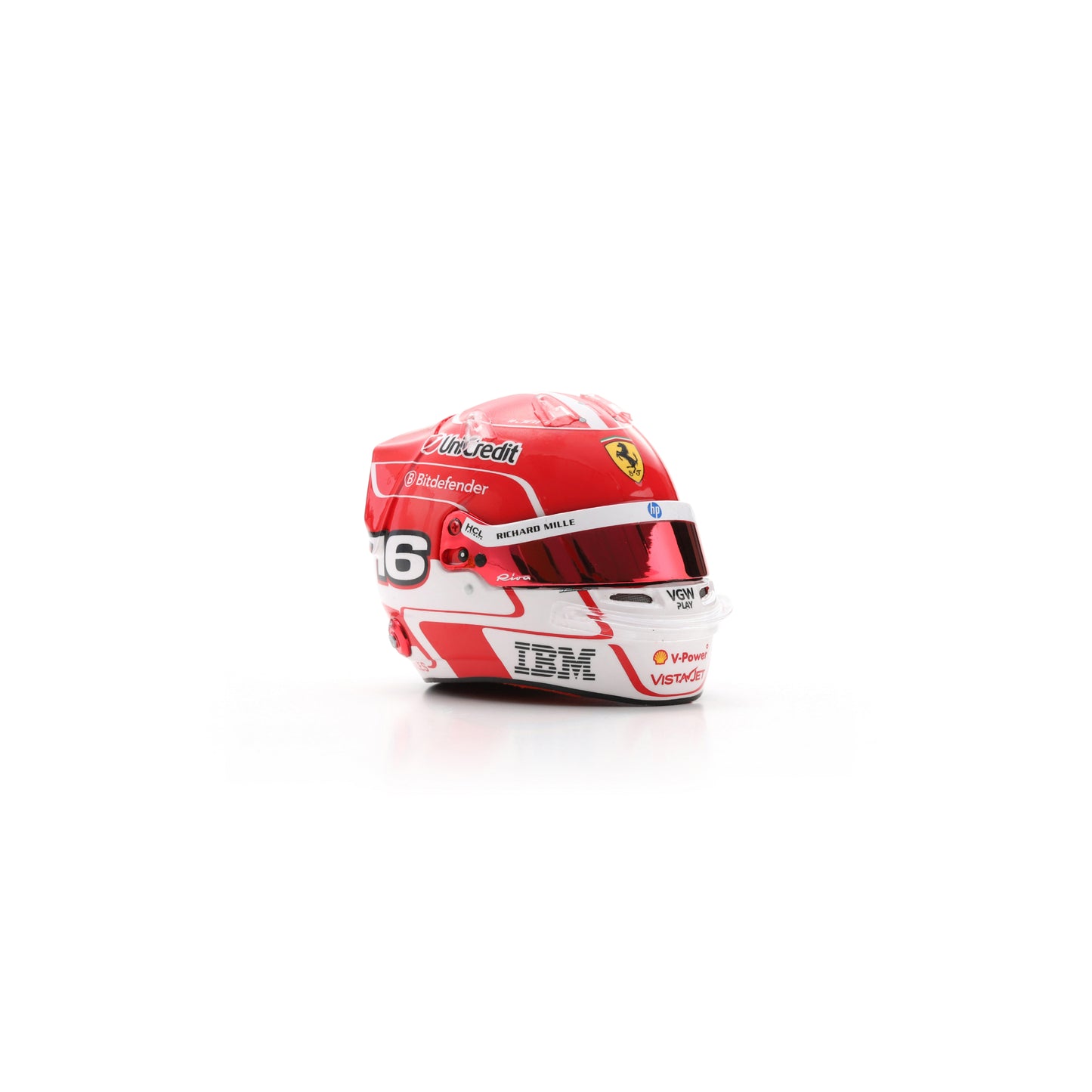Looksmart LSHEL009 Casque 1:5 - Charles Leclerc – Scuderia Ferrari HP 2025 Season