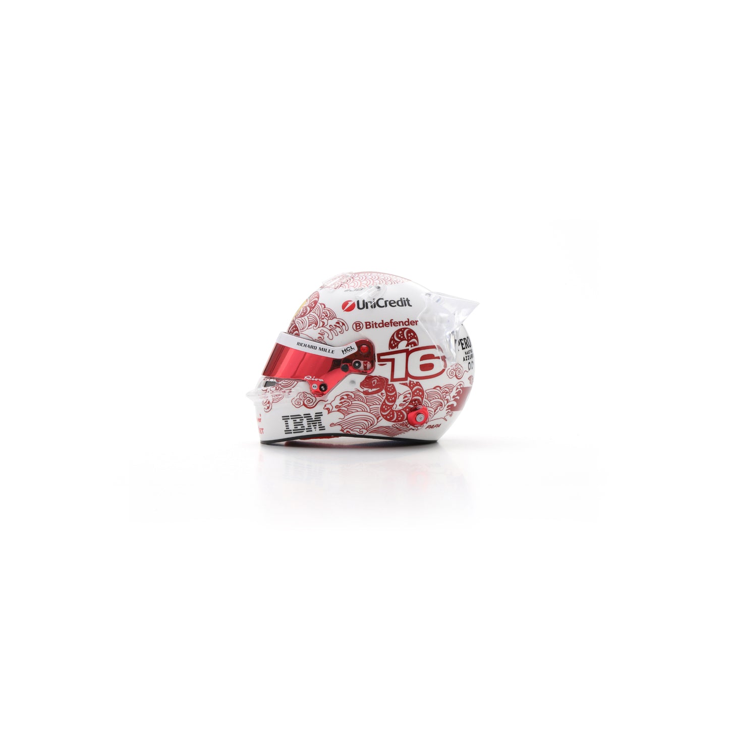 PREORDER - Looksmart LSHEL011 Charles Leclerc Helmet 1/5 - Scuderia Ferrari HP - Chinese 2025