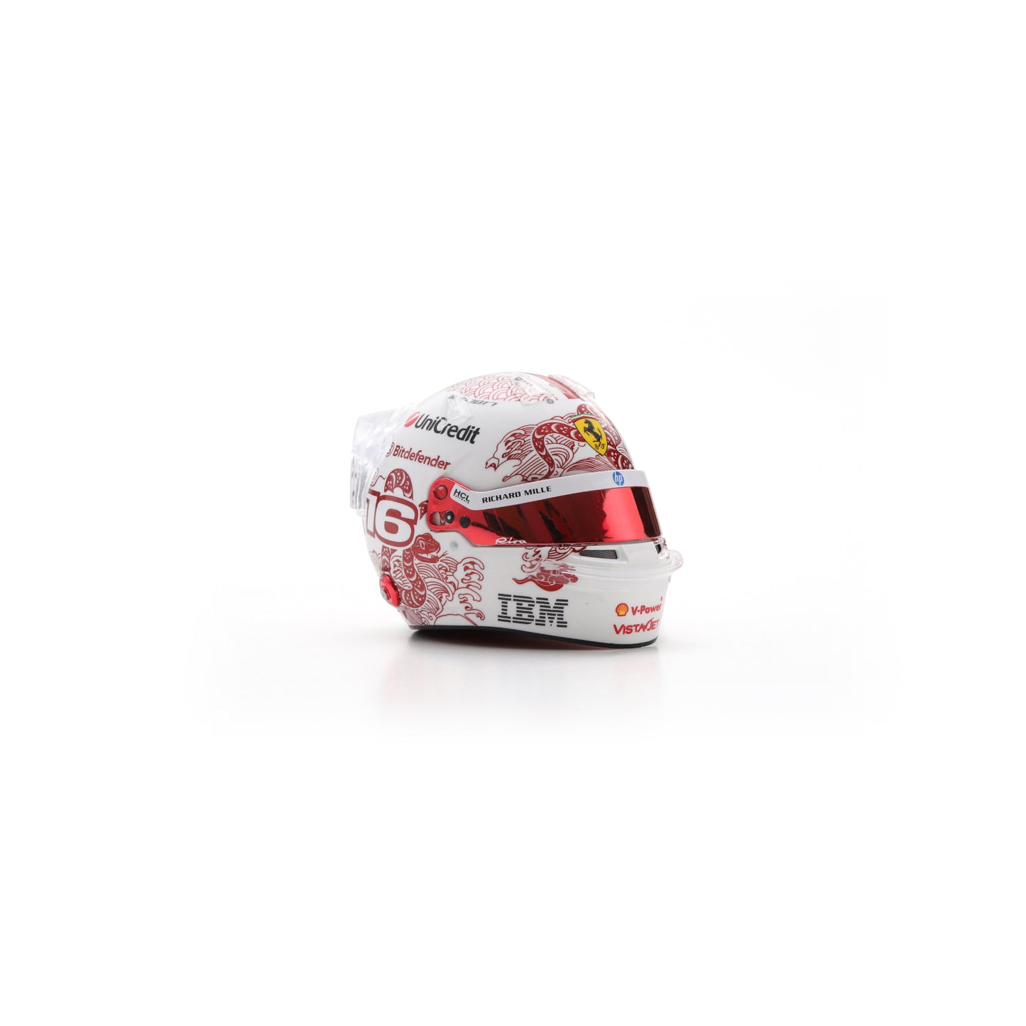 PREORDER - Looksmart LSHEL011 Charles Leclerc Helmet 1/5 - Scuderia Ferrari HP - Chinese 2025