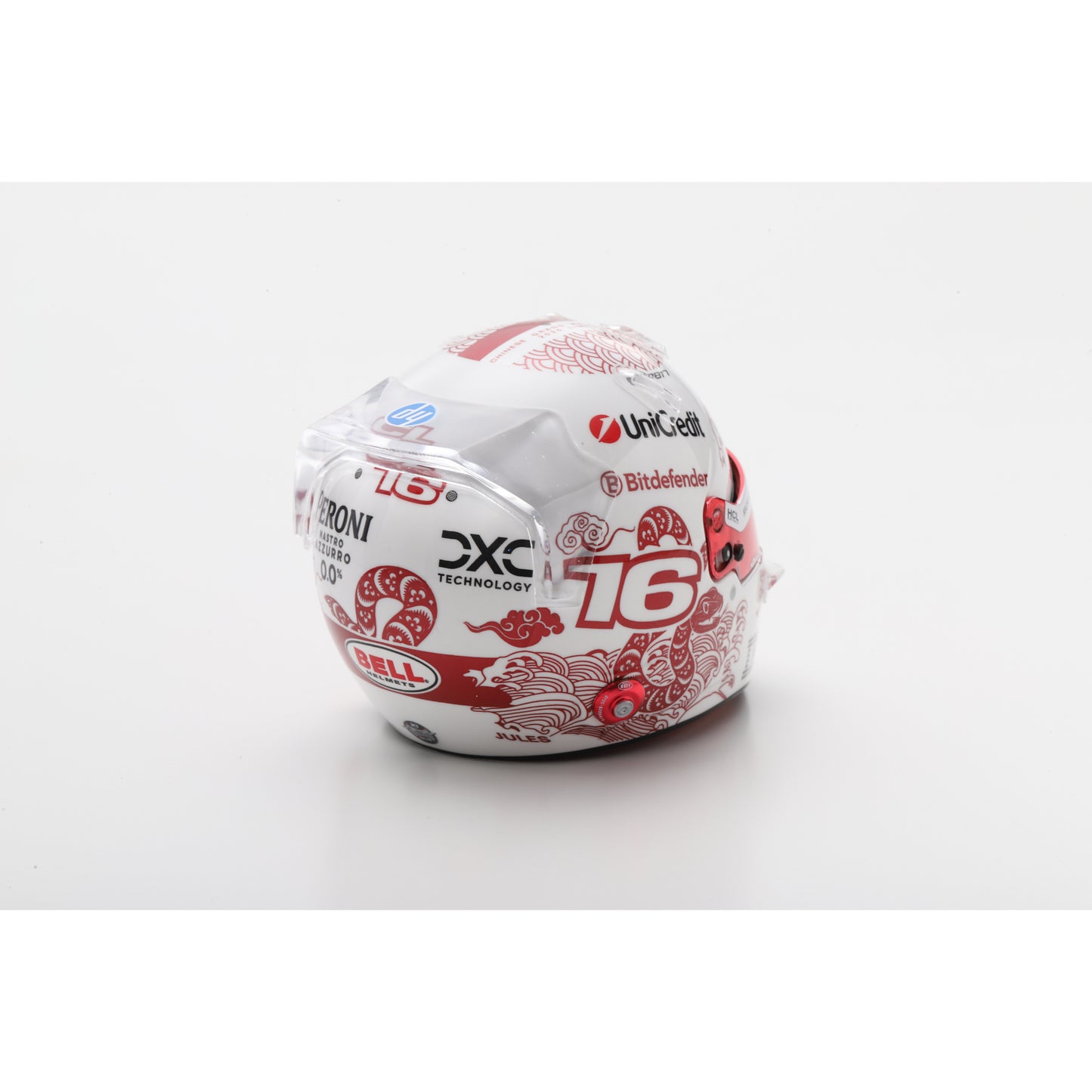 PREORDER - Looksmart LSHEL011 Charles Leclerc Helmet 1/5 - Scuderia Ferrari HP - Chinese 2025