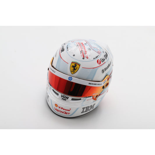 Looksmart LSHEL013 Helmet 1:5 - Charles Leclerc - Scuderia Ferrari HP - 2nd Monaco GP 2025