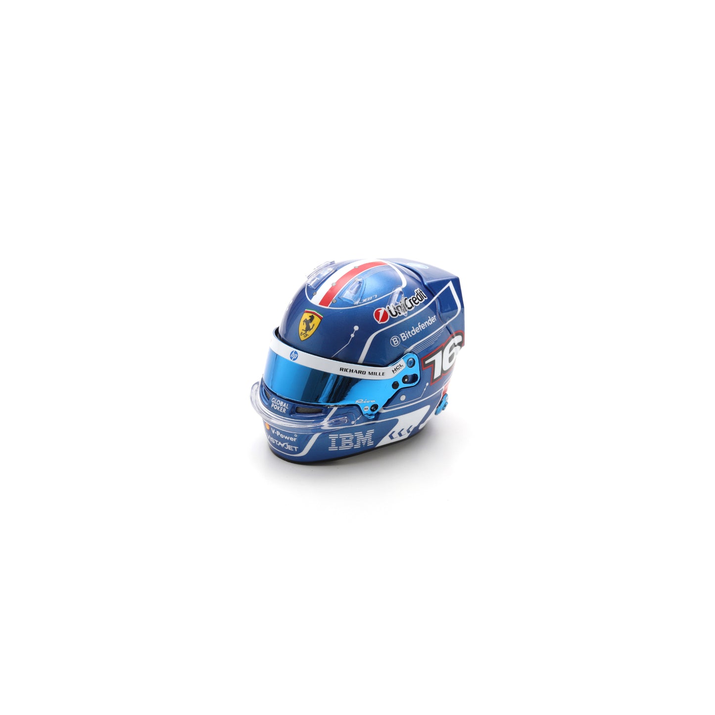 Looksmart LSHEL014 Casque 1:5 - Charles Leclerc - Scuderia Ferrari HP - Miami GP 2025